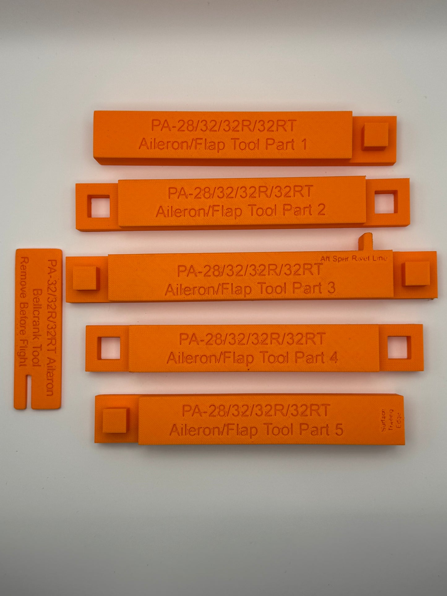Piper Aileron and Flap Rigging Tools Kit for PA-28/28R, PA-32/32R/32RT, and PA-44 Aircraft