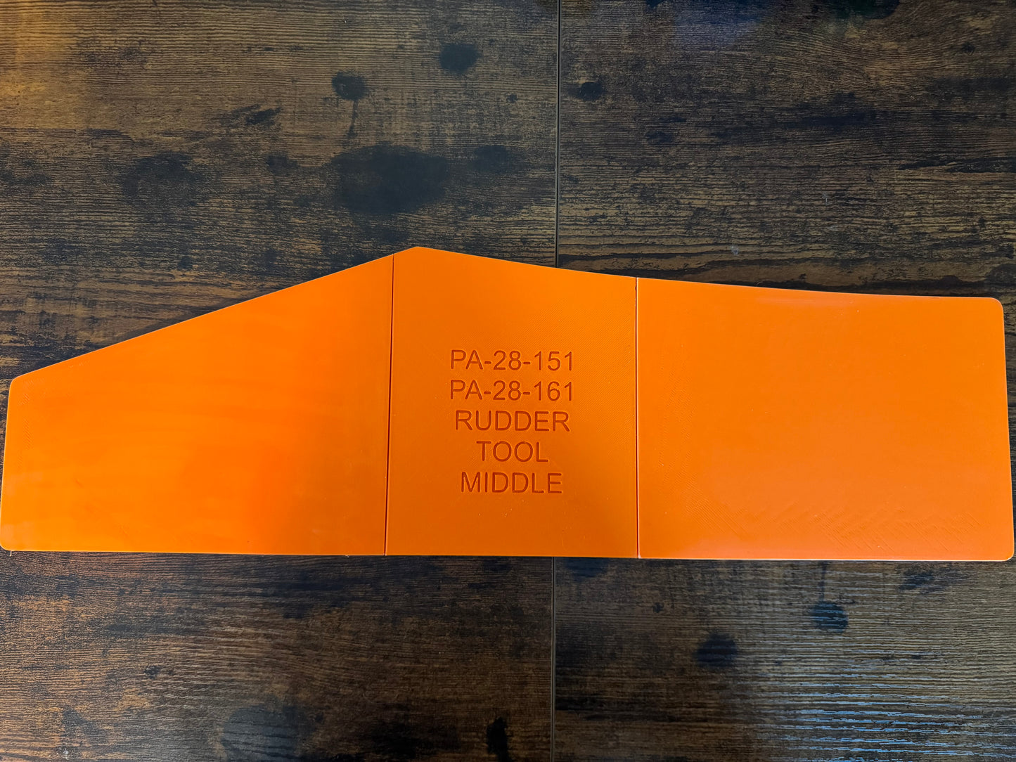 Rudder Rigging tool for Piper Warrior PA-28-151, 161 and PA-28R-201/201T