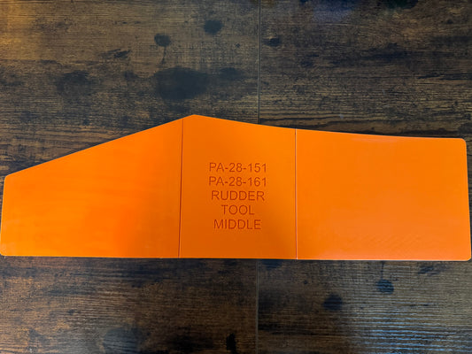 Rudder Rigging tool for Piper Warrior PA-28-151, 161 and PA-28R-201/201T