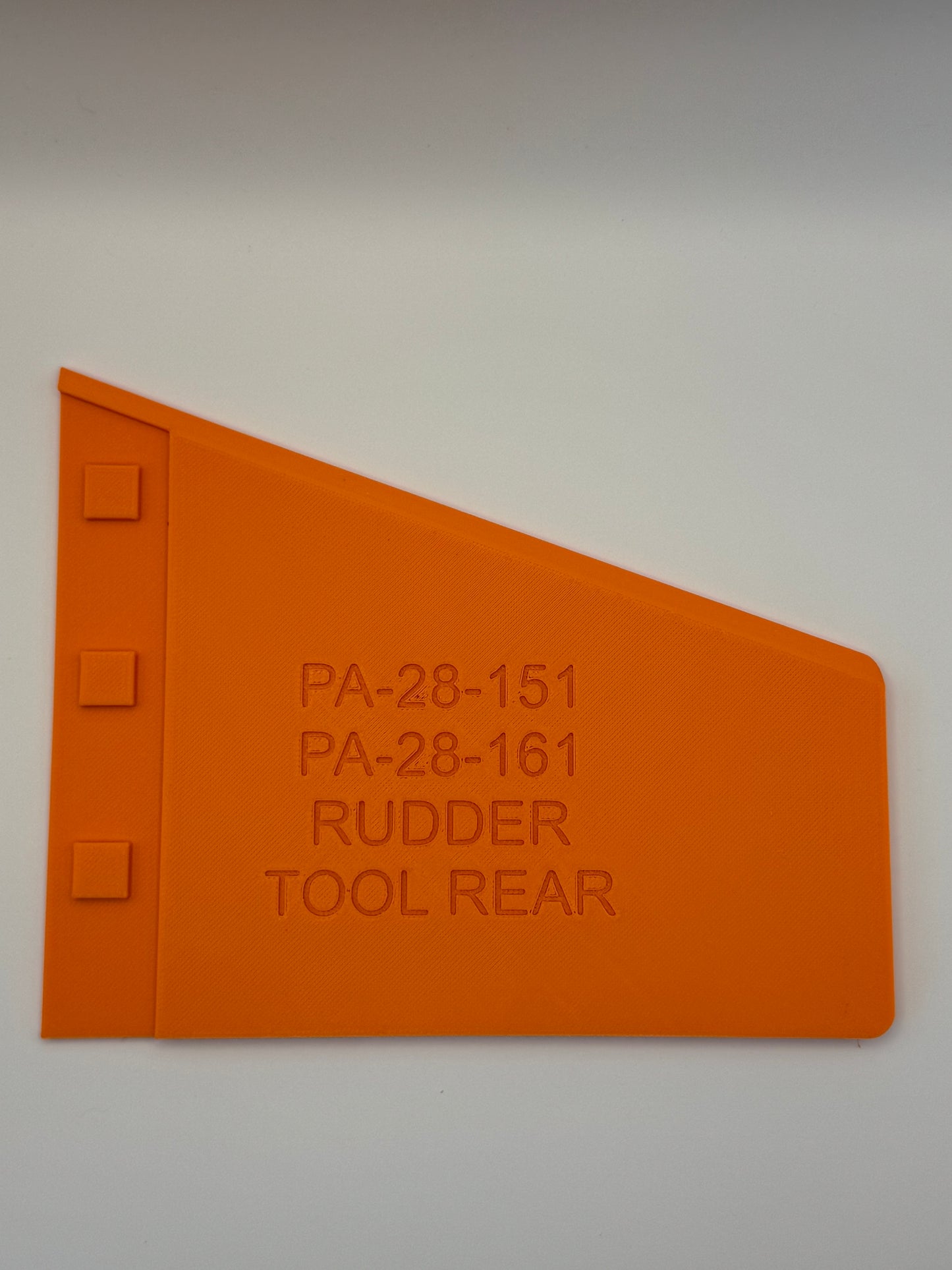 Rudder Rigging tool for Piper Warrior PA-28-151, 161 and PA-28R-201/201T