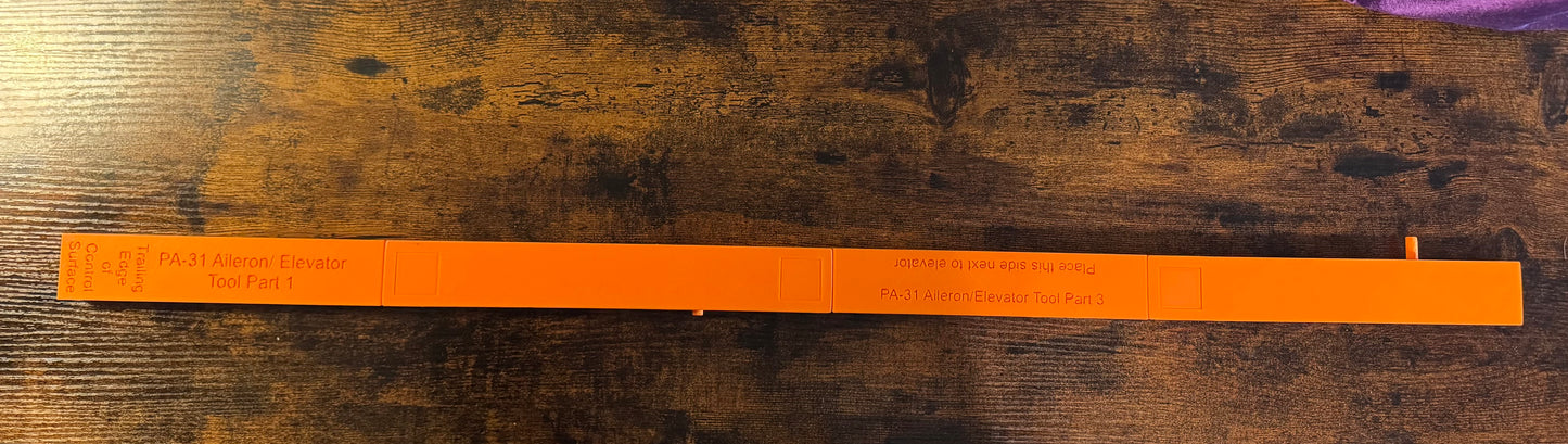 Piper Aileron and Elevator Rigging Tool for PA-31